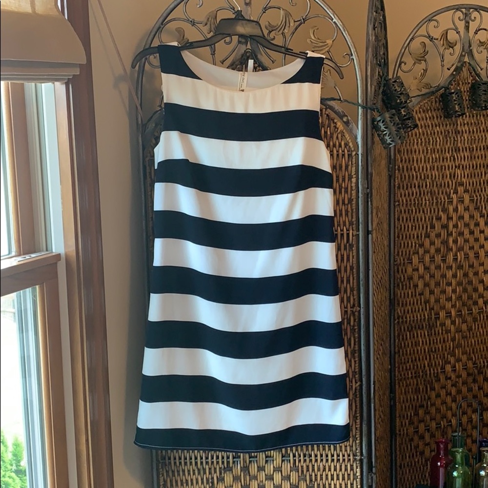 Striped mini dress